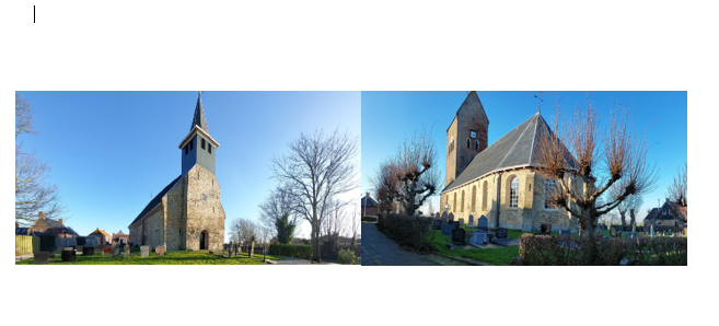 Kerk gebouw van Exmorra en Parrega